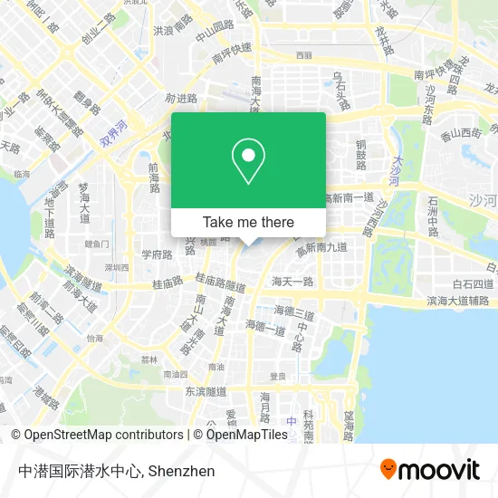 中潜国际潜水中心 map