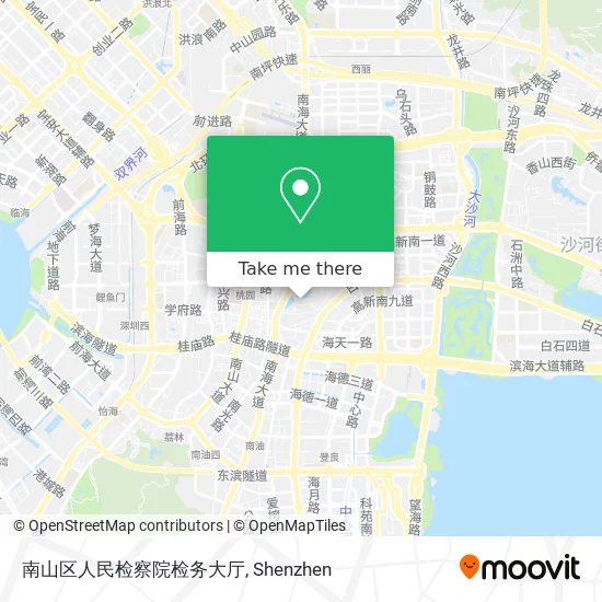 南山区人民检察院检务大厅 map