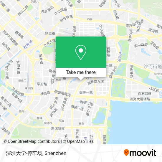 深圳大学-停车场 map