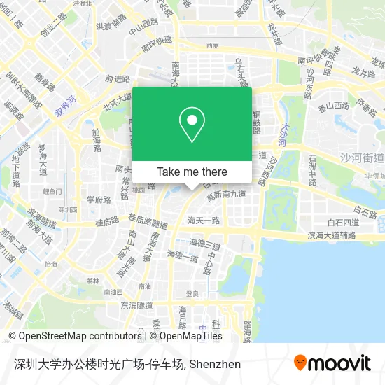深圳大学办公楼时光广场-停车场 map