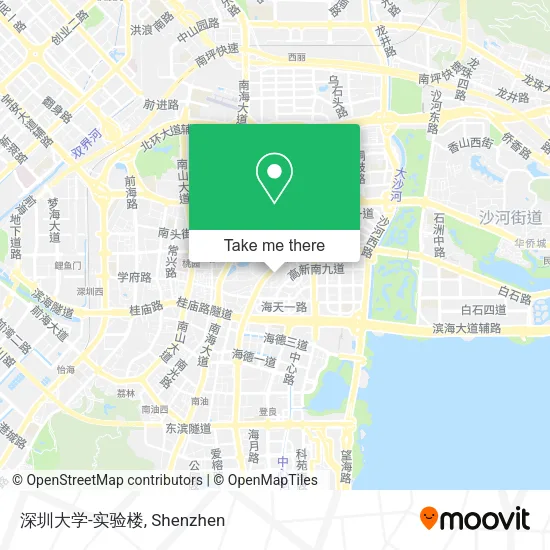 深圳大学-实验楼 map