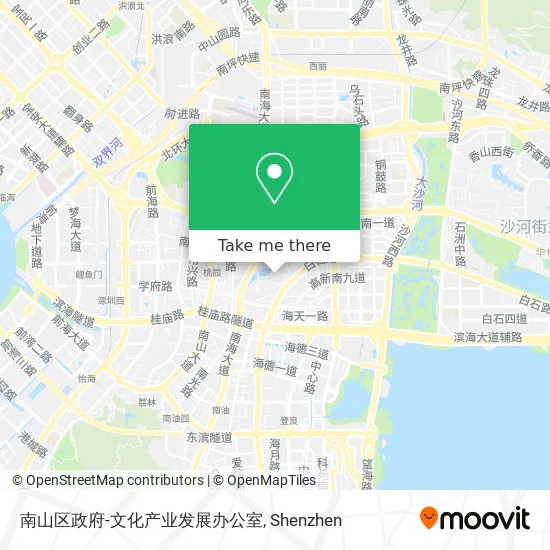 南山区政府-文化产业发展办公室 map