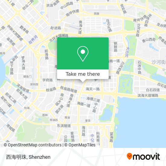 西海明珠 map