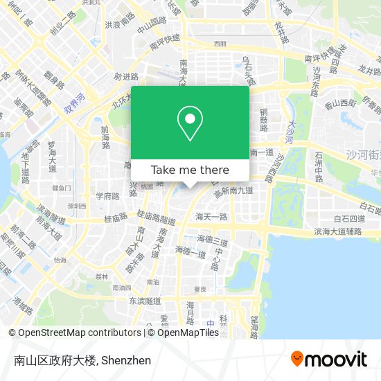 南山区政府大楼 map