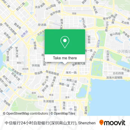中信银行24小时自助银行(深圳南山支行) map
