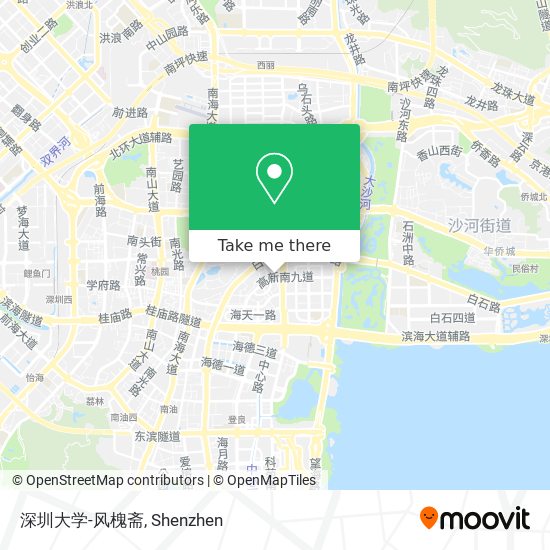 深圳大学-风槐斋 map