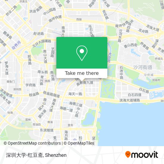 深圳大学-红豆斋 map