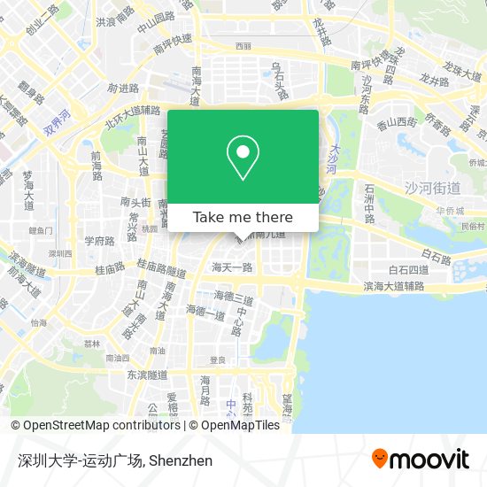 深圳大学-运动广场 map