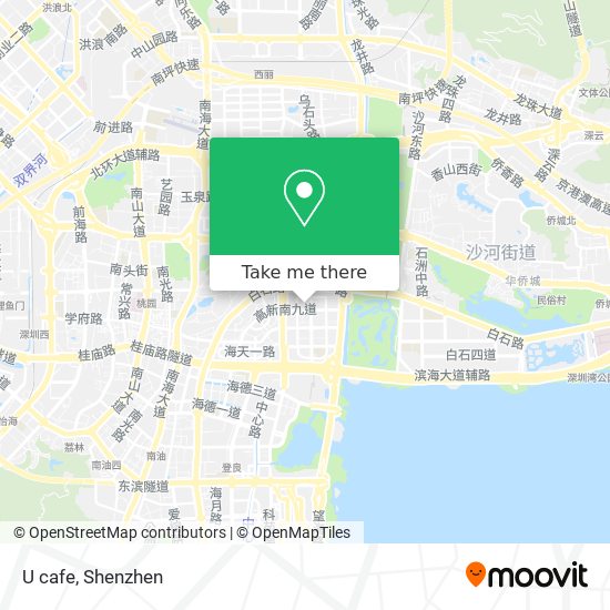 U cafe map