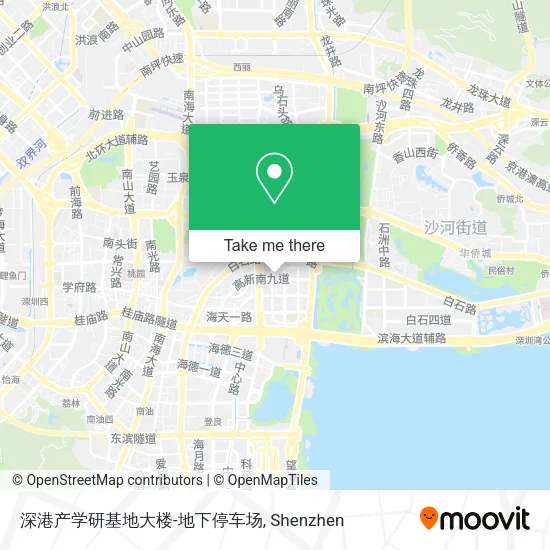 深港产学研基地大楼-地下停车场 map