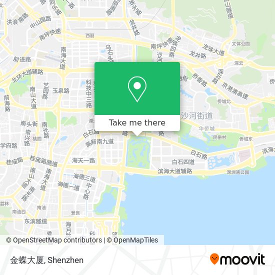 金蝶大厦 map