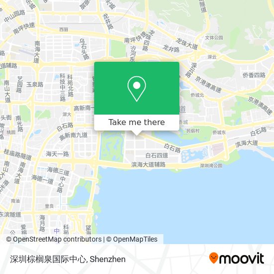 深圳棕榈泉国际中心 map