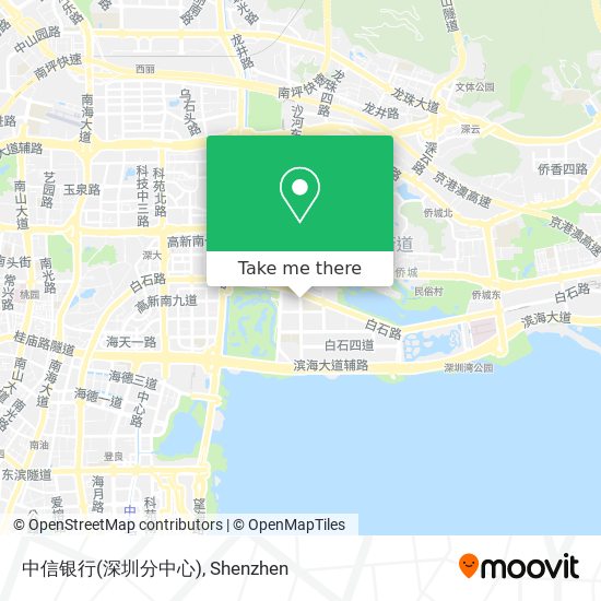 中信银行(深圳分中心) map