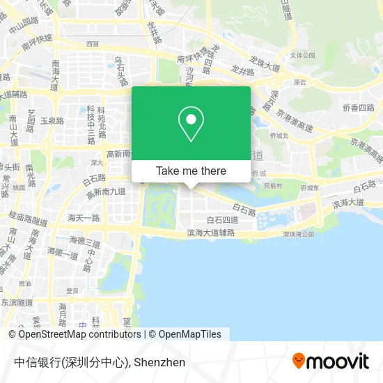 中信银行(深圳分中心) map