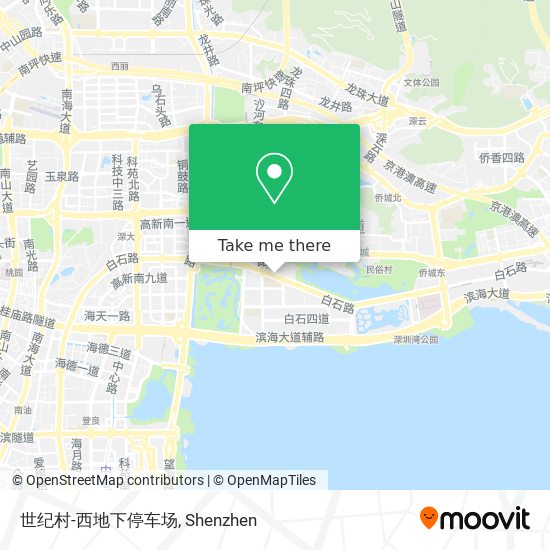 世纪村-西地下停车场 map