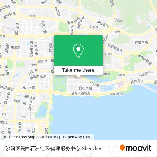 沙河医院白石洲社区-健康服务中心 map