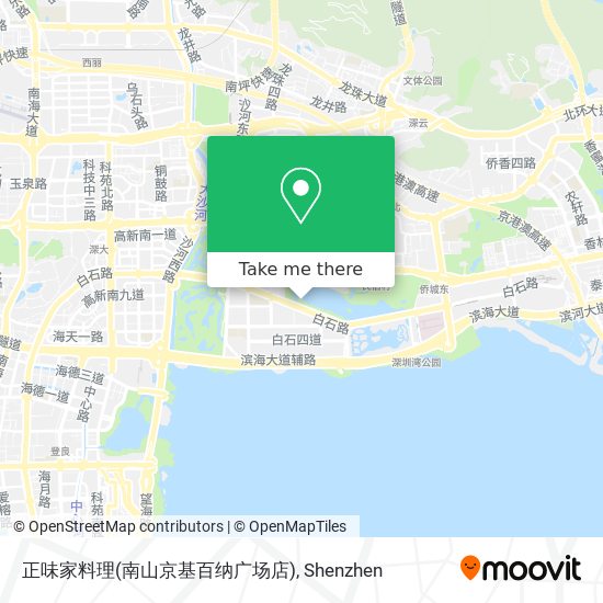 正味家料理(南山京基百纳广场店) map