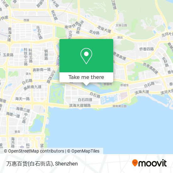 万惠百货(白石街店) map