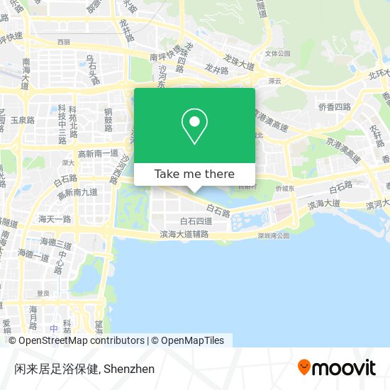 闲来居足浴保健 map