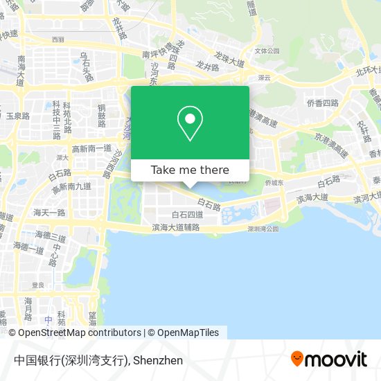 中国银行(深圳湾支行) map