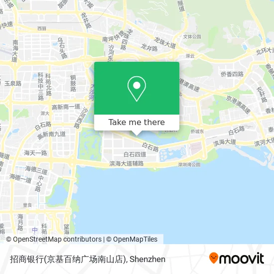 招商银行(京基百纳广场南山店) map