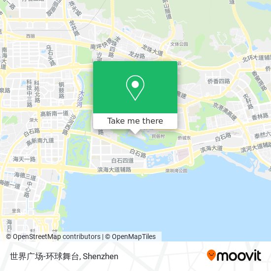 世界广场-环球舞台 map