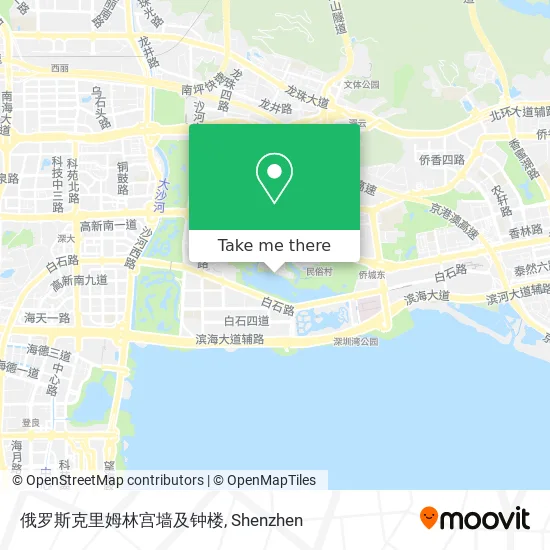 俄罗斯克里姆林宫墙及钟楼 map