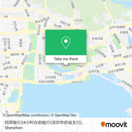 招商银行24小时自助银行(深圳华侨城支行) map