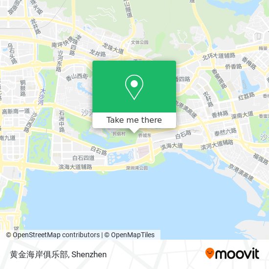 黄金海岸俱乐部 map