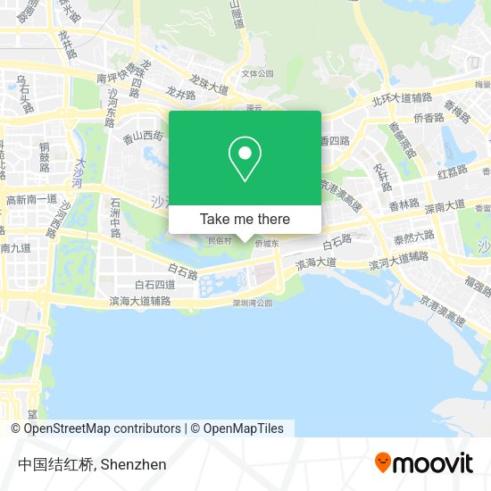 中国结红桥 map