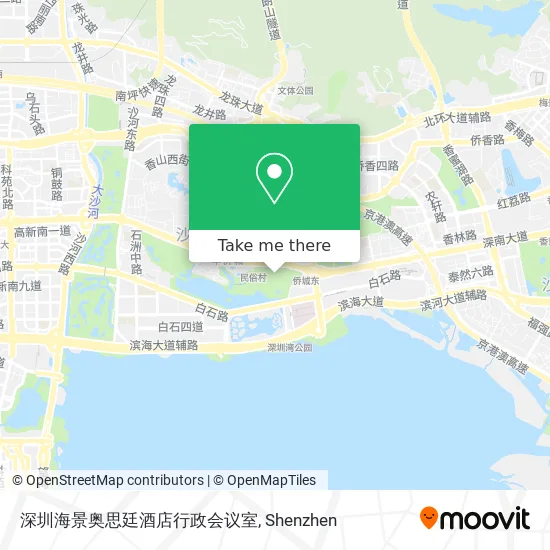 深圳海景奥思廷酒店行政会议室 map