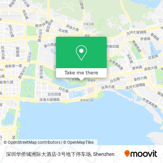 深圳华侨城洲际大酒店-3号地下停车场 map