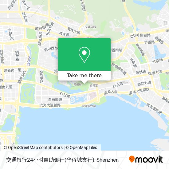 交通银行24小时自助银行(华侨城支行) map