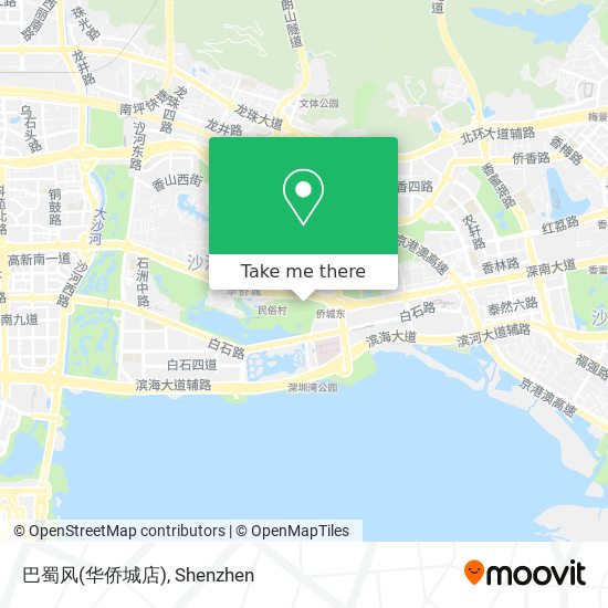 巴蜀风(华侨城店) map