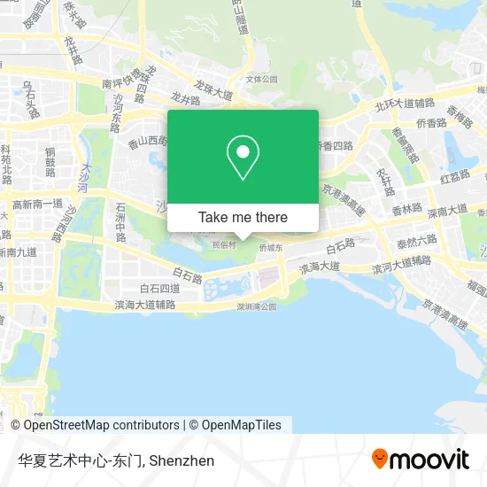 华夏艺术中心-东门 map