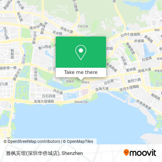 雅枫宾馆(深圳华侨城店) map