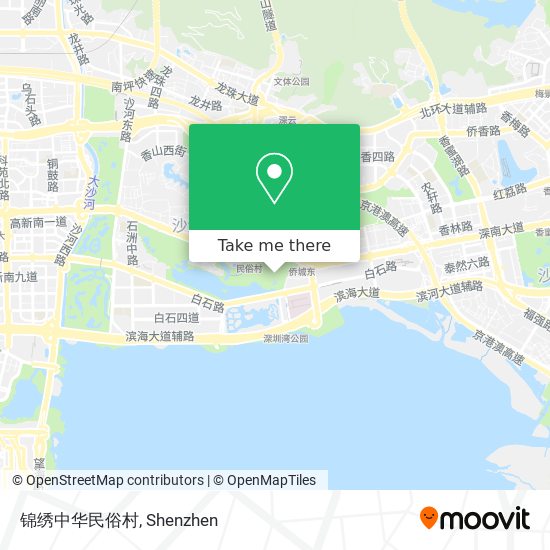 锦绣中华民俗村 map