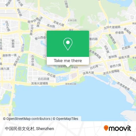 中国民俗文化村 map