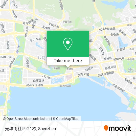 光华街社区-21栋 map