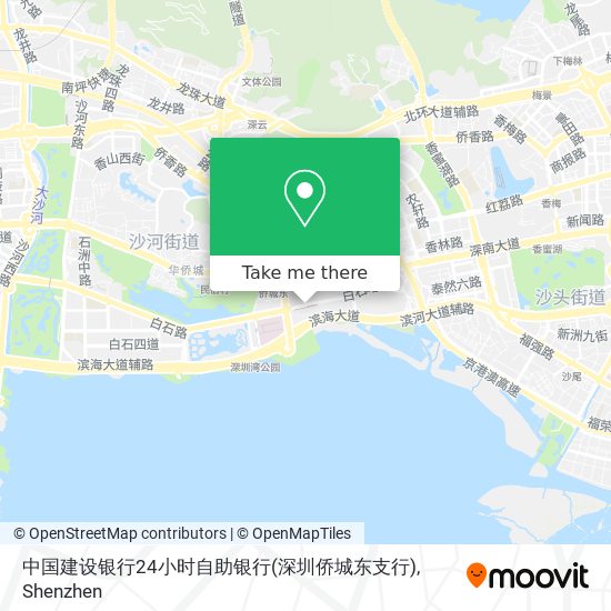 中国建设银行24小时自助银行(深圳侨城东支行) map