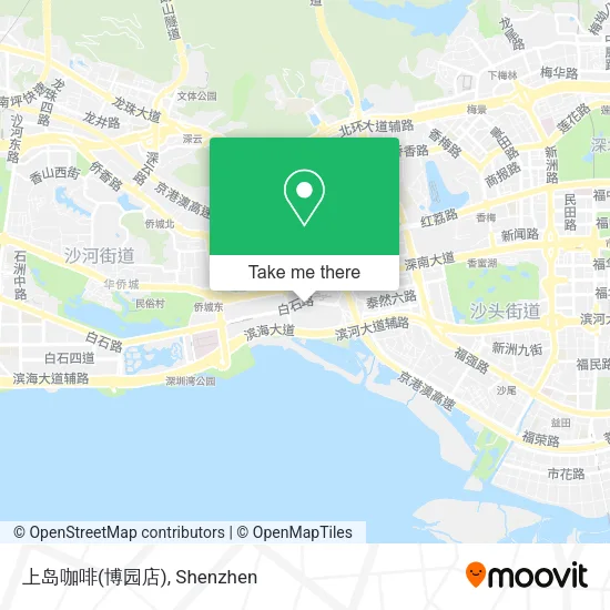 上岛咖啡(博园店) map