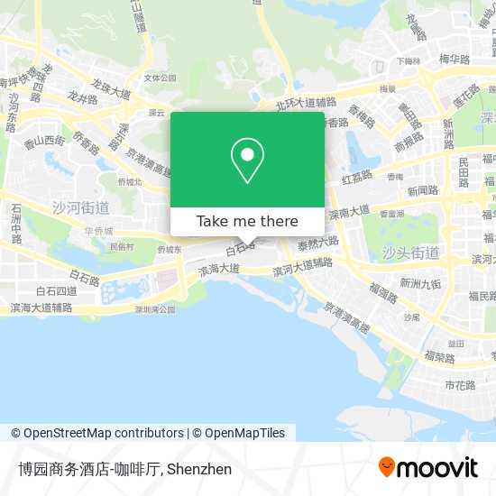 博园商务酒店-咖啡厅 map