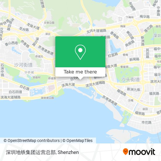 深圳地铁集团运营总部 map