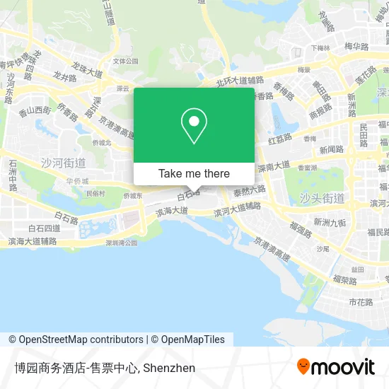 博园商务酒店-售票中心 map