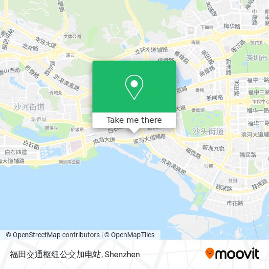 福田交通枢纽公交加电站 map
