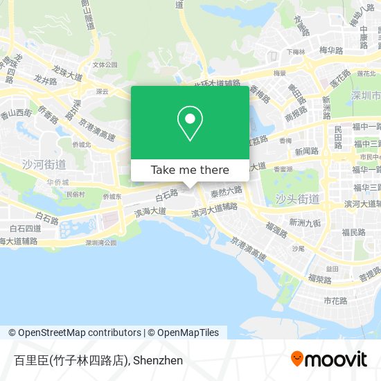 百里臣(竹子林四路店) map