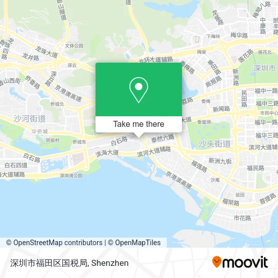 深圳市福田区国税局 map