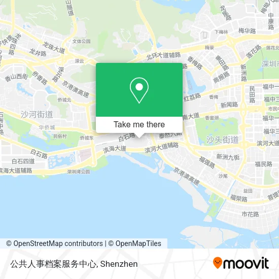 公共人事档案服务中心 map