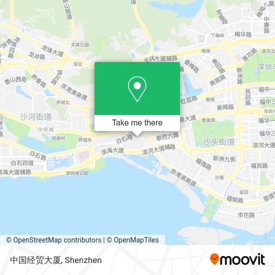 中国经贸大厦 map