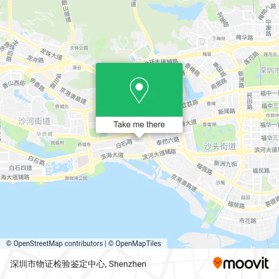 深圳市物证检验鉴定中心 map